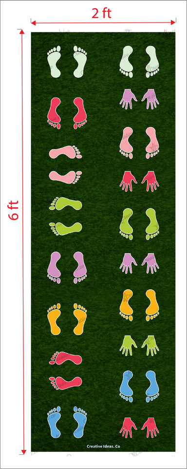 kids play sheet mat Large children brain and physical activity water proof 6ft x 2ft